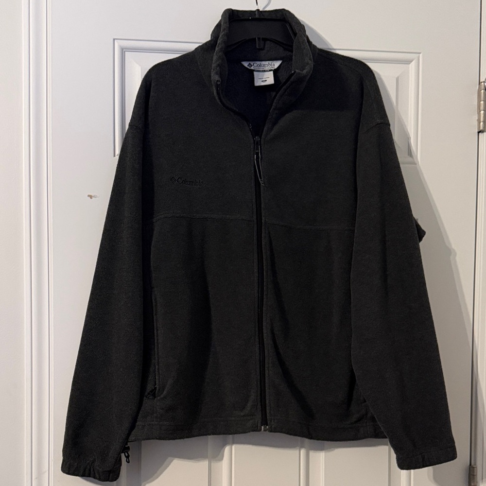 Columbia Men’s Charcoal Full-Zip Fleece Jacket